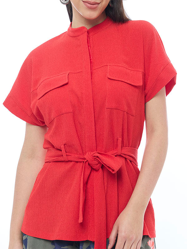 Blusa Material Crepé