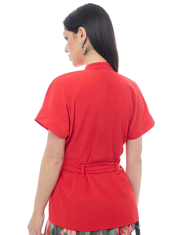 Blusa Material Crepé