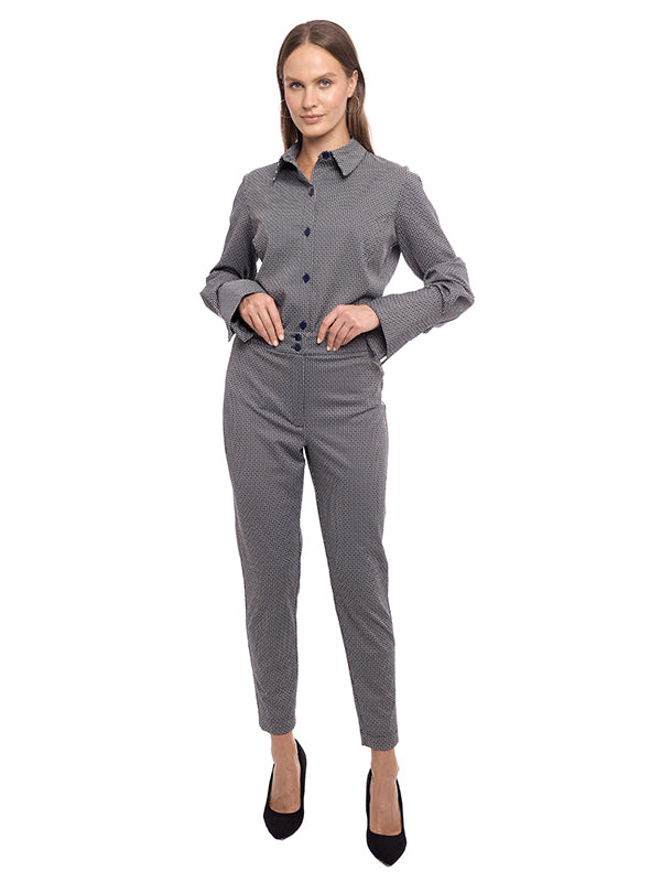 Pantalón Tipo Legging de Punto con Pretina Funcional