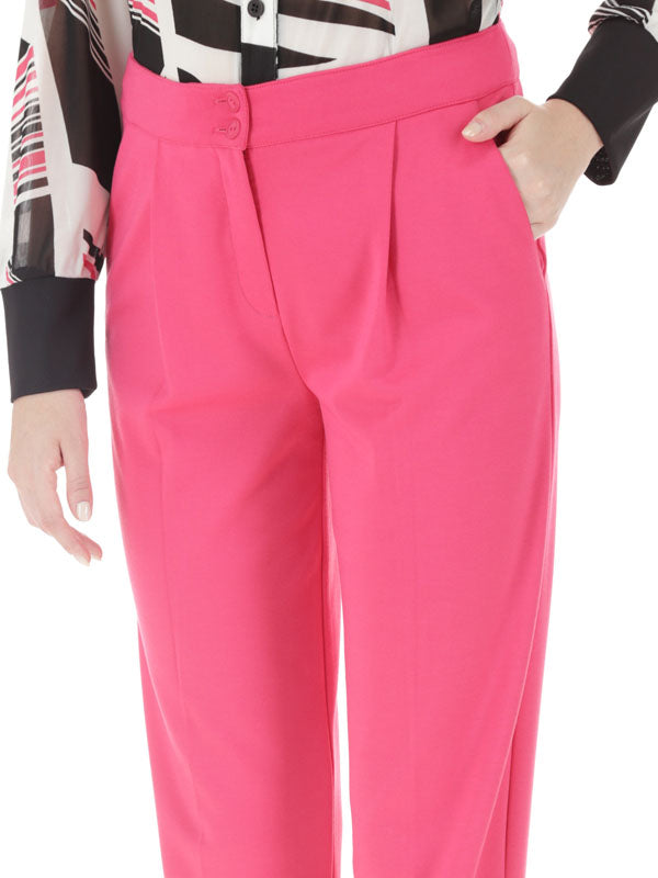 Pantalón liso corte skinny