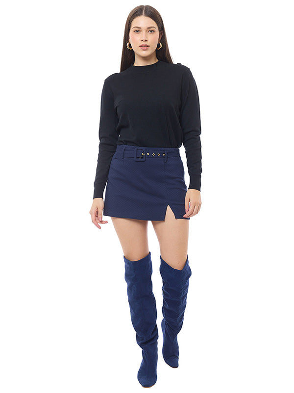 Falda Short Mini con Cinturón a Juego