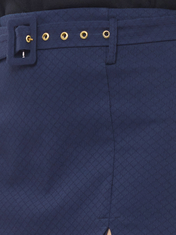 Falda Short Mini con Cinturón a Juego