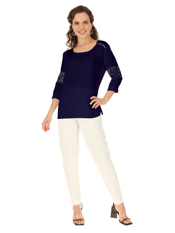 Blusa manga larga