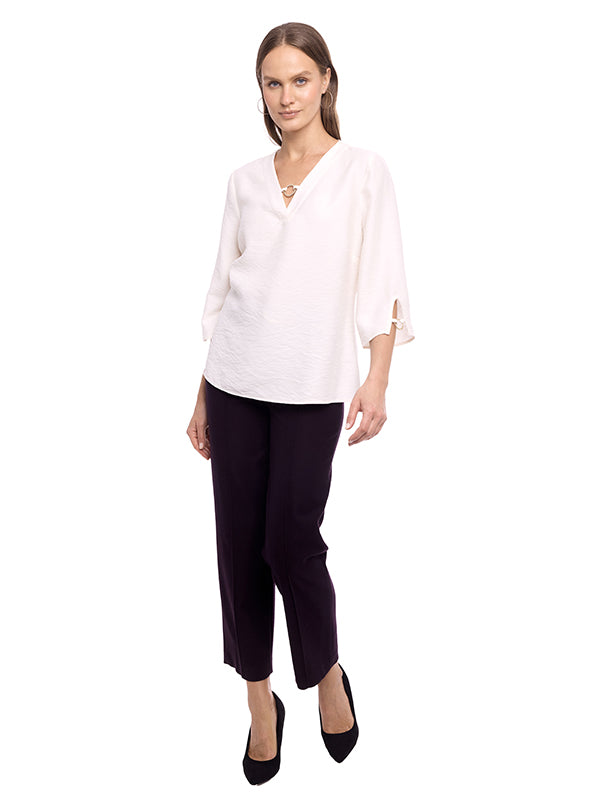 Blusa con Escote en V
