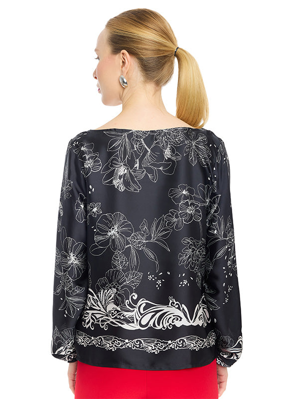 Blusa Escote Hamaca En V