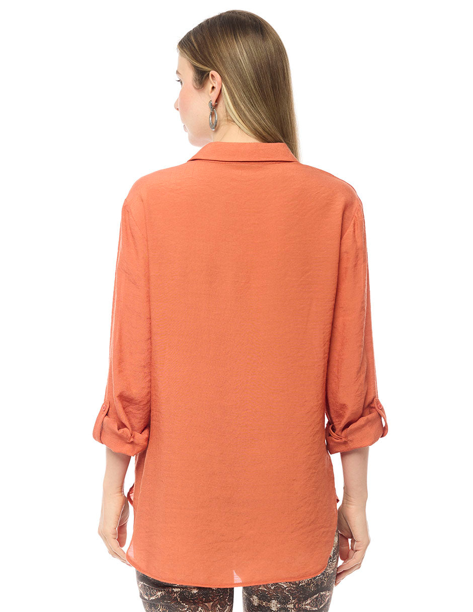Blusa Tafetan