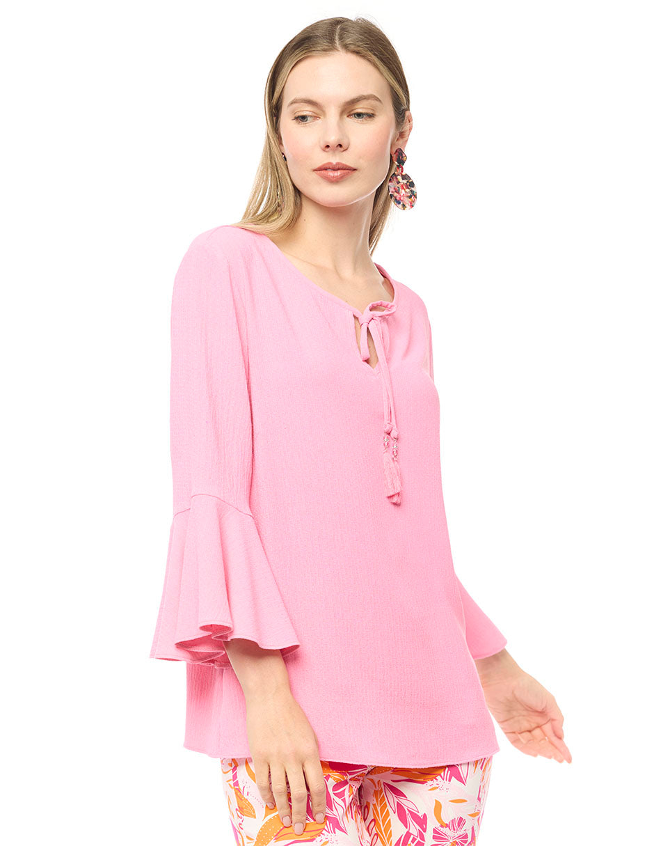 Blusa de Tafetán Lisa