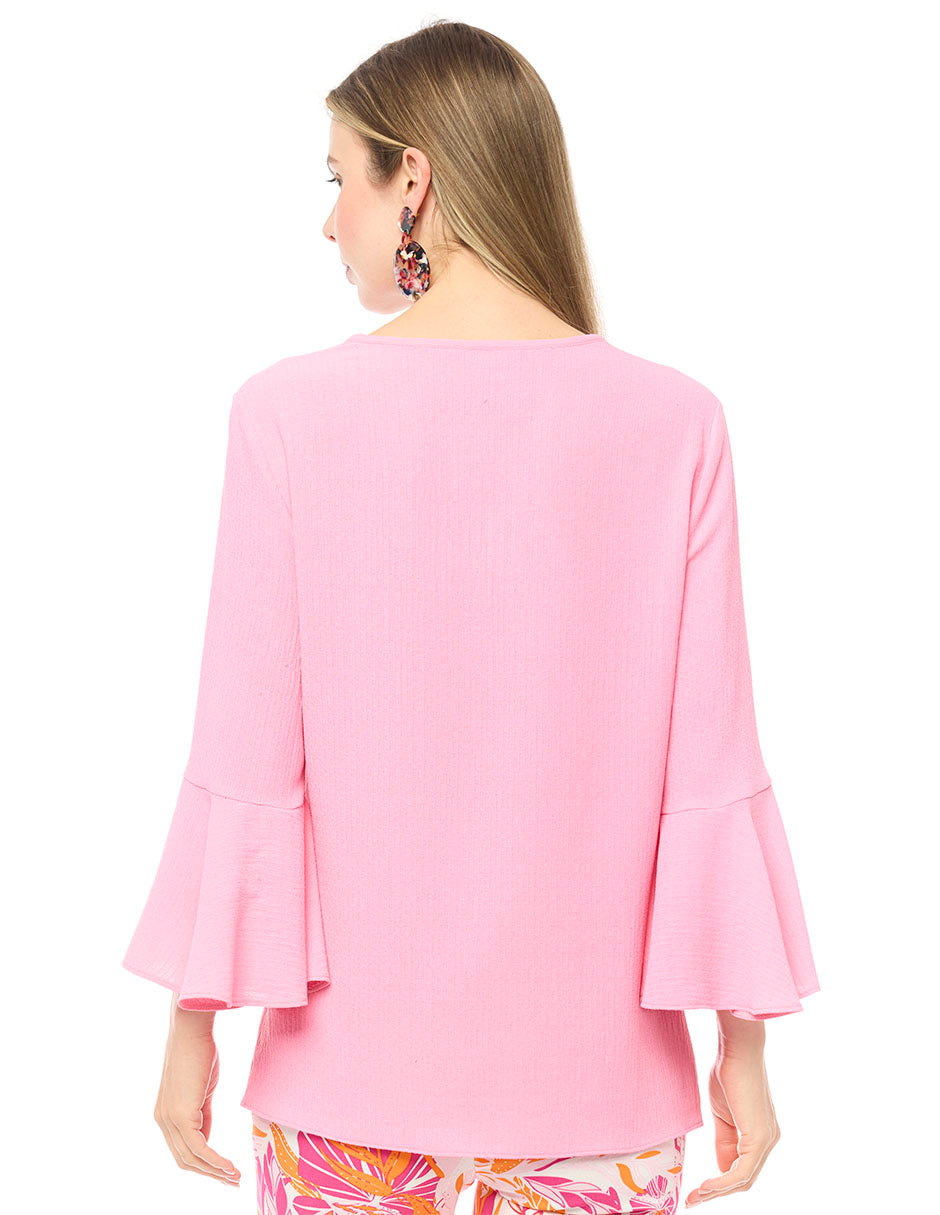 Blusa de Tafetán Lisa