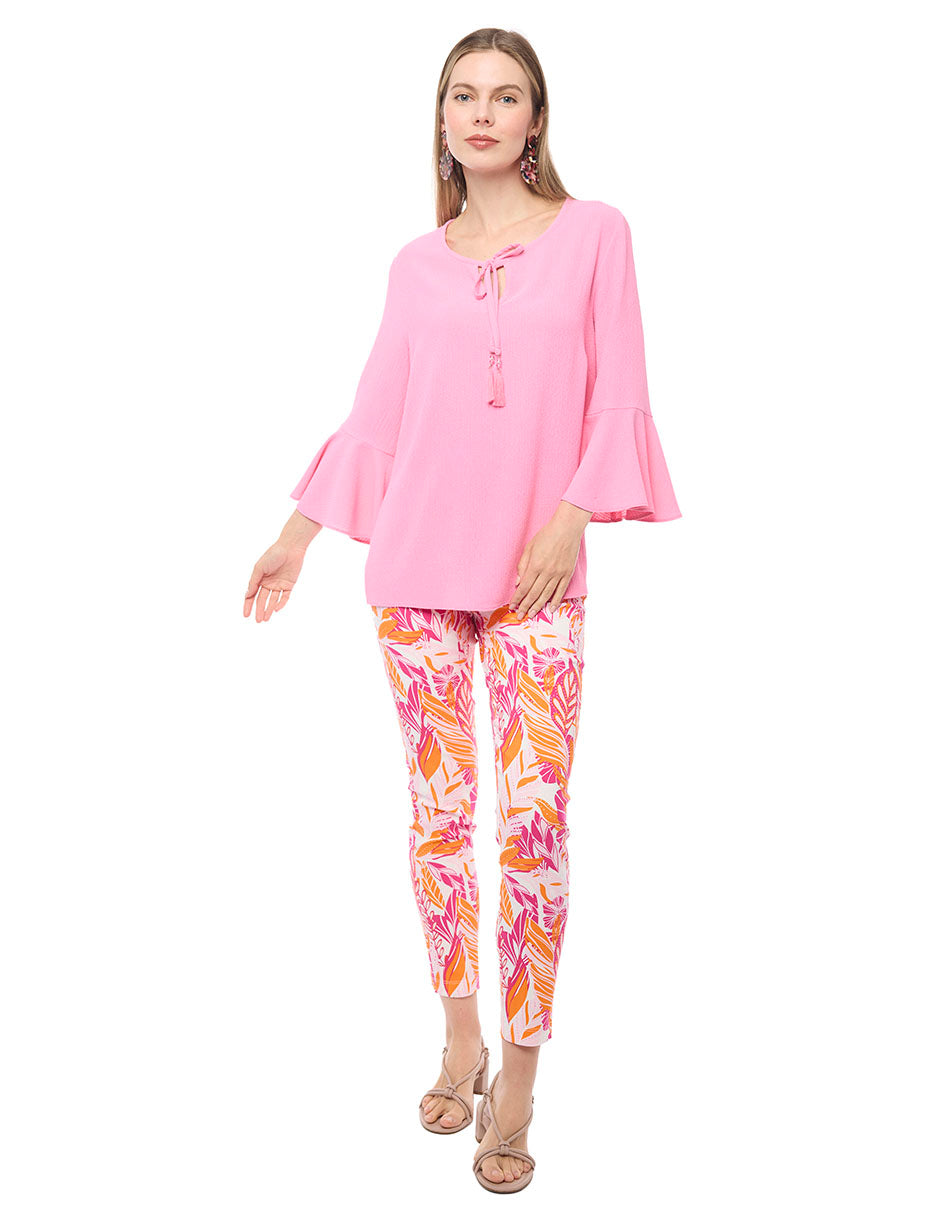 Blusa de Tafetán Lisa