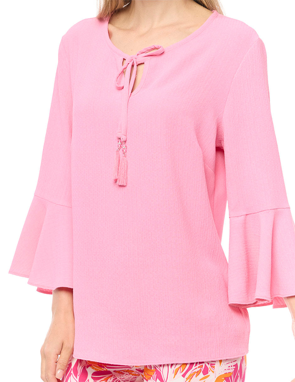 Blusa de Tafetán Lisa