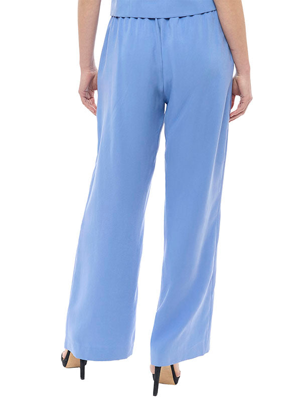 Pantalón de Pierna Amplia con Jareta