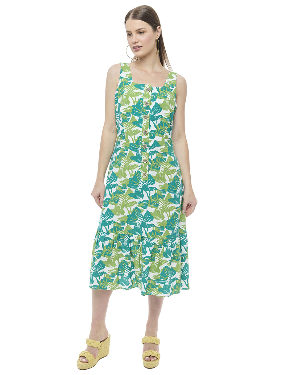 Vestido de material tafetan