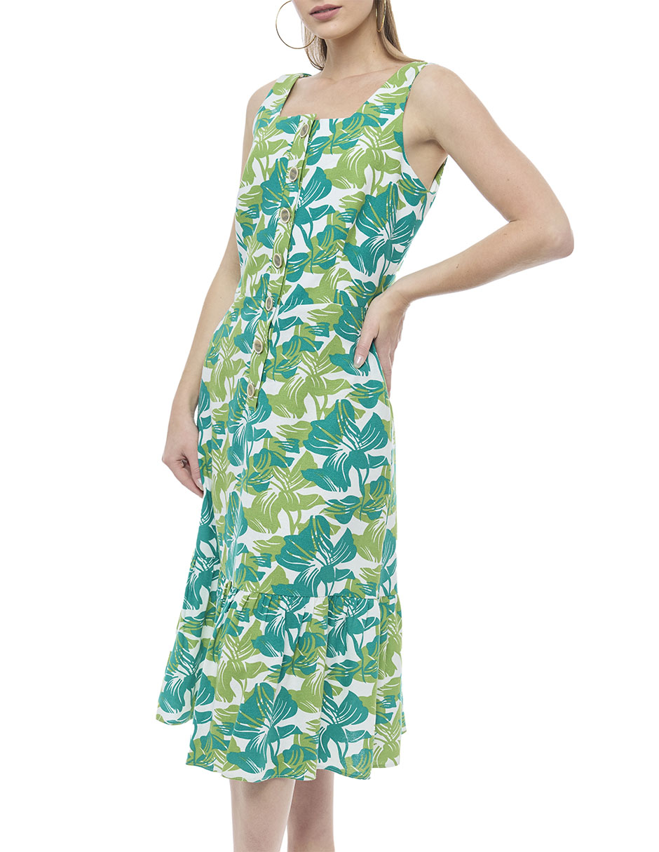 Vestido de material tafetan