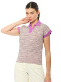 Blusa con Cuello Camisero