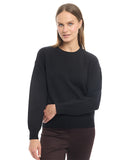 Suéter Jersey Liso con Cuello Redondo y Manga Larga