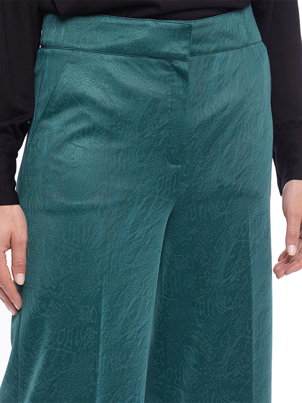 Pantalón de Pierna Amplia con Bolsas