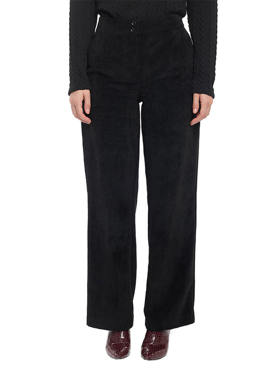 Pantalón Flare de Pana con Bolsillos