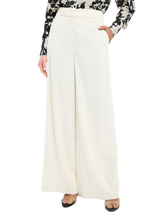 Pantalón de pierna amplia con bolsas