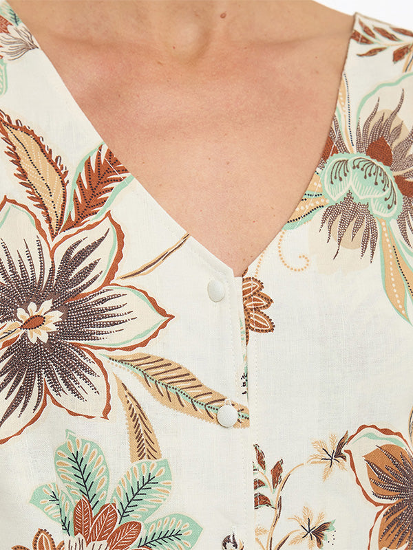 Jumpsuit con tirante grueso y espalda enresortada