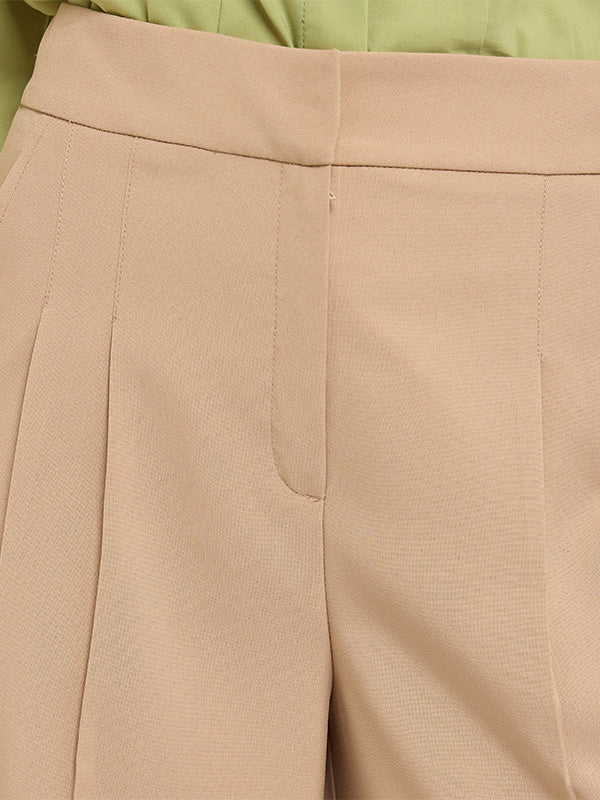 Pantalón Amplio con Tablones y Vivos en Trasero