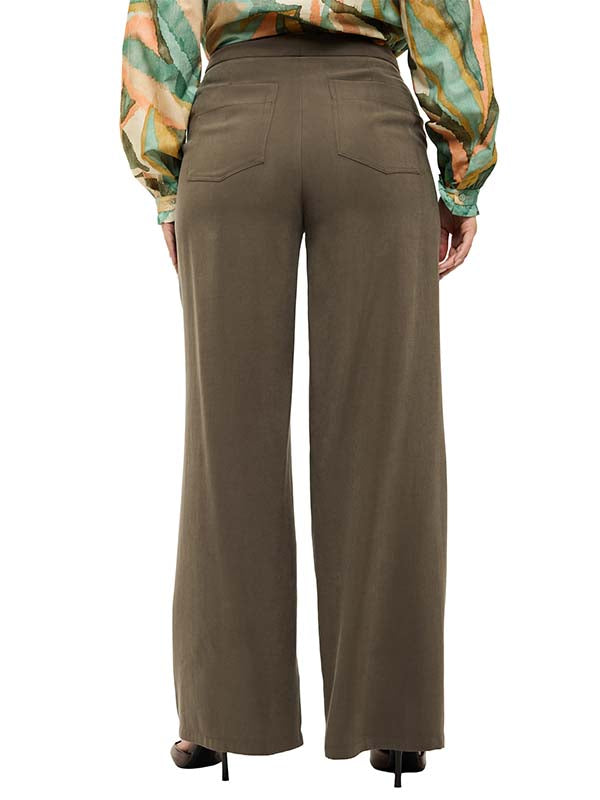 Pantalón con Costuras Laterales Decorativas