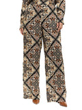 Pantalón de Pierna Amplia con Pretina Elástica