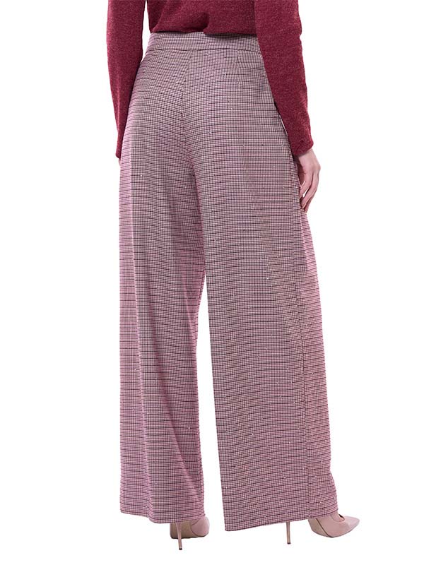 Pantalón Amplio con Tablones y Bolsas Diagonales