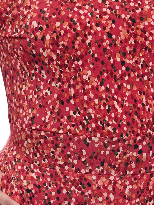 Pantalón estampado amplio