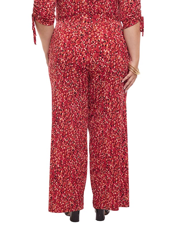 Pantalón estampado amplio