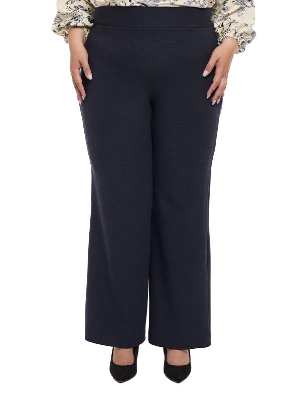 Pantalón de Pierna Ancha para Dama con Elástico en Pretina