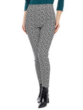 Pantalón Skinny de Bengalina con Estampado Floral