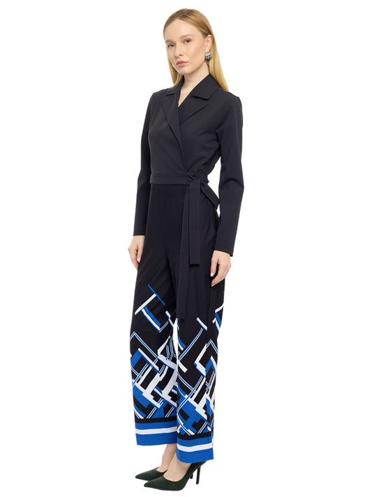 Jumpsuit De Jersey Estampado Geométrico