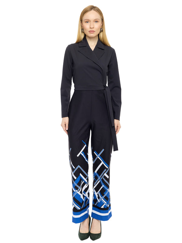 Jumpsuit De Jersey Estampado Geométrico
