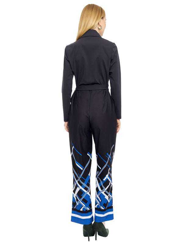 Jumpsuit De Jersey Estampado Geométrico