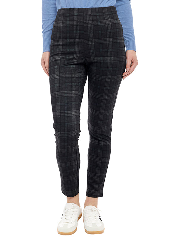 Pantalón Super Ponti Estampado Cuadros Skinny