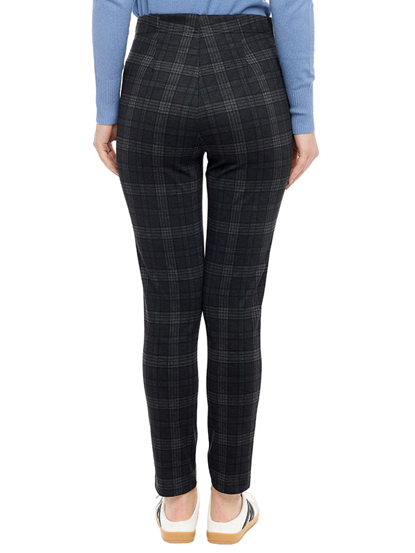 Pantalón Super Ponti Estampado Cuadros Skinny