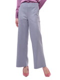Pantalón de Super Ponti para Dama Liso Cintura Alta Pierna Recta