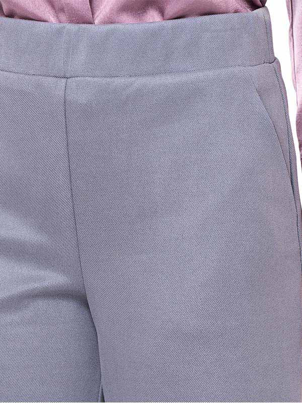 Pantalón de Super Ponti para Dama Liso Cintura Alta Pierna Recta