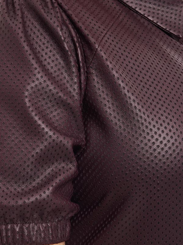 Blusa camisera con manga abullonada