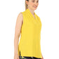 Blusa lisa con escote en V