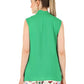 Blusa lisa con escote en V