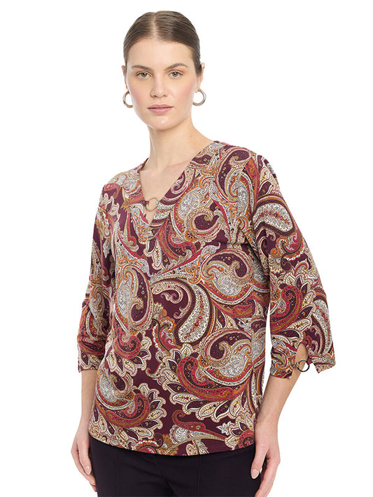 Blusa con Escote en V