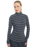 Blusa Envolvente con Escote en Gota y Cuello para Anudar