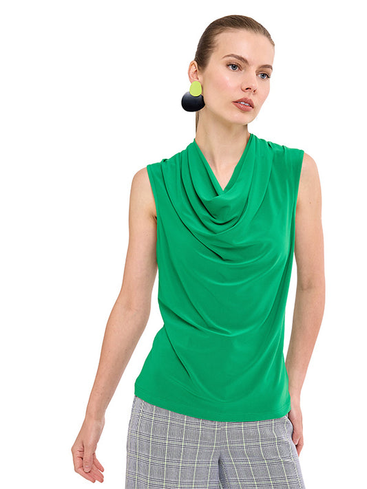 Blusa Sin Mangas con Escote Tipo Hamaca