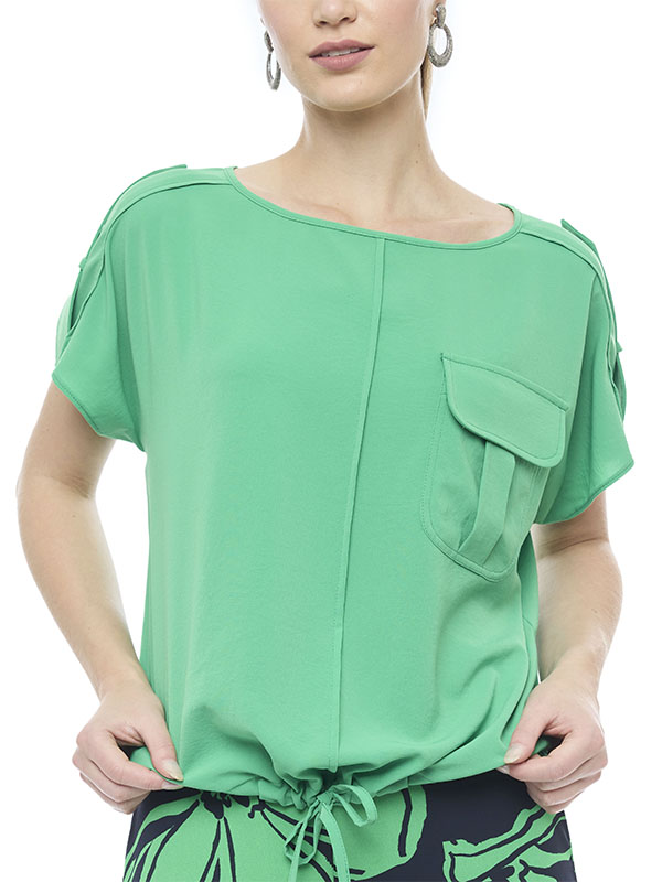 Blusa de Hombro Prolongado