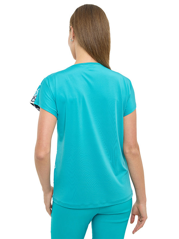 Blusa de jersey con estampado náutico