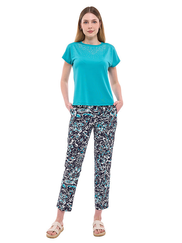 Blusa de jersey lisa