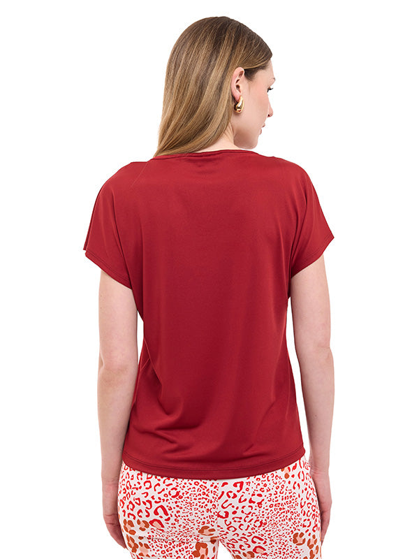 Blusa de Jersey Lisa con Aplicación