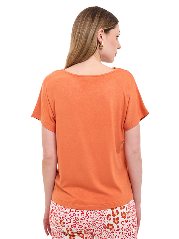 Blusa de Jersey Lisa con Aplicación