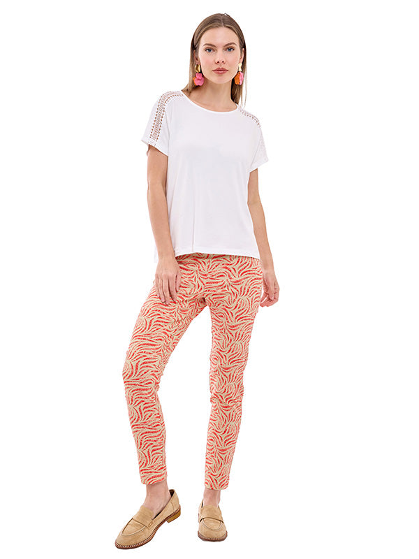 Blusa de Jersey Lisa con Aplicación